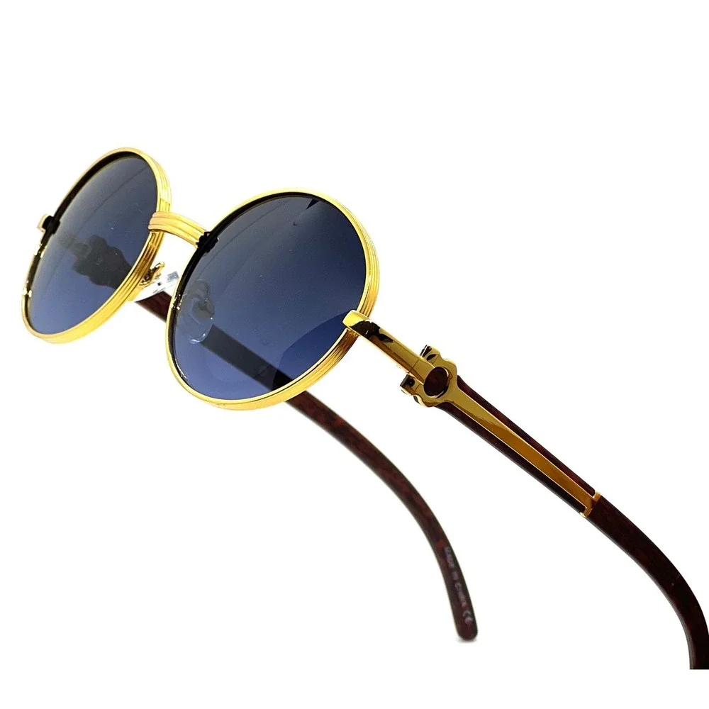 Sunglasses Blue Lens Men's Trendy‎ Fashion Shades Sophisticated Stylish Casual
